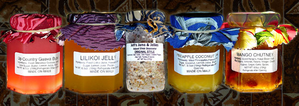 Tropical Jams and Tropical Jellies made on Maui in Hawaii
